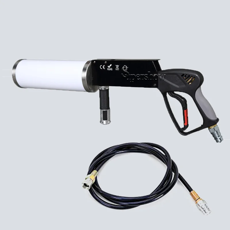 Pistola Handhold Led Co2 Gun 4x3w RGB Party Led Dj Stage Co2 Jet Machine for night club stage equipment