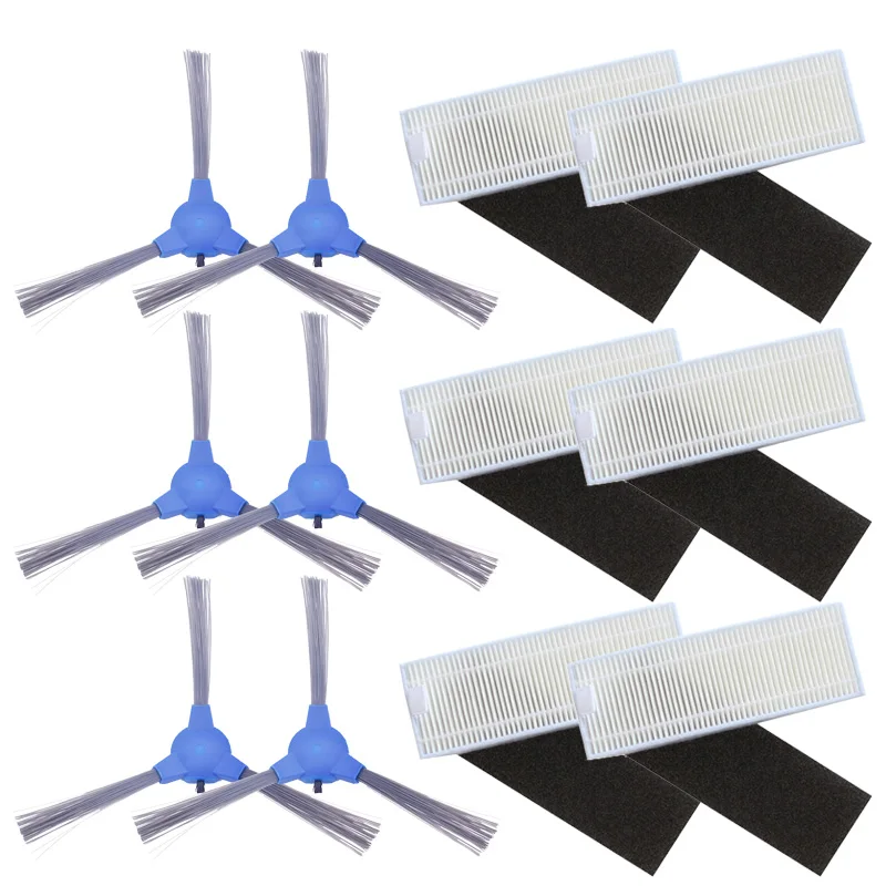 روبوت فرشاة جانبية فلتر Hepa ممسحة طقم استبدال القماش ل Cecotec Conga التميز 1090 جهاز آلي لتنظيف الأتربة قطع غيار اكسسوارات