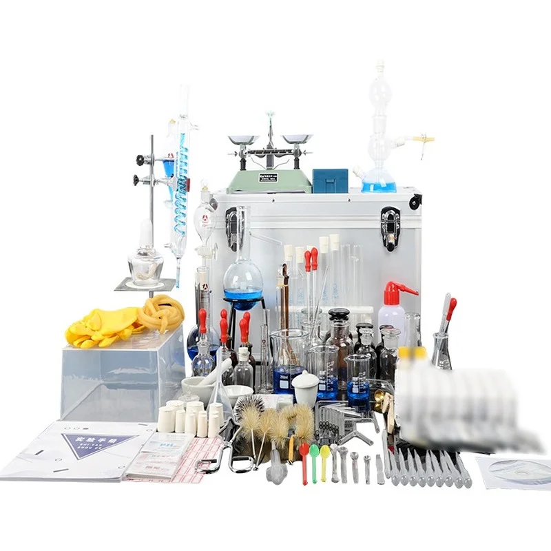 New Design Multi-functional Chemistry Laboratory Glassware Set Educational Experiment Kit