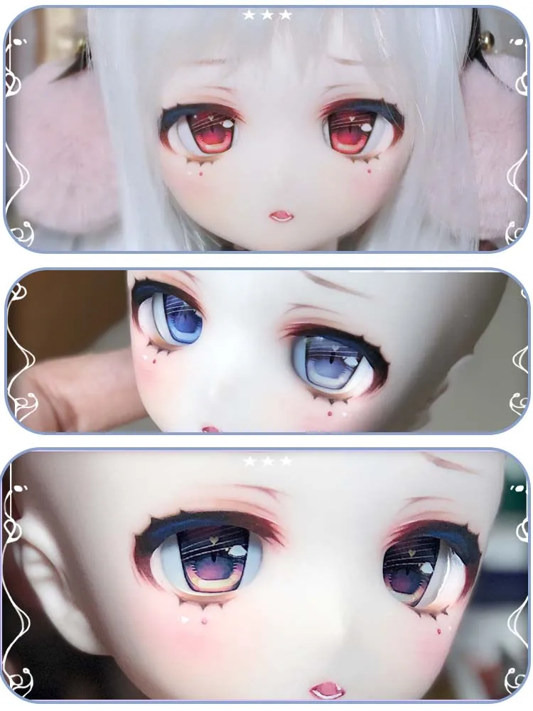 BJD Eyes doll Metallic effect eyes 10mm-24mm doll acrylic eyes for 1/8 1/6 1/4 1/3 BJD SD doll accessories 10mm-24mm doll eyes