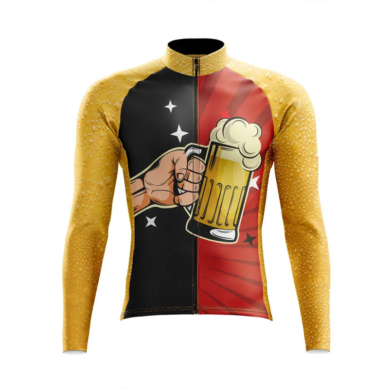 Widewins-Long Sleeve Cycling Shirts, Personalized MTB Clothing, 100% Polyester Tops, Breathable Cycling Jersey, Full Sublimation