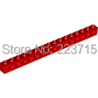 *Brick 1x16 with holes* 10pcs DIY enlighten block bricks, 3703 Compatible With Other Assembles Particles