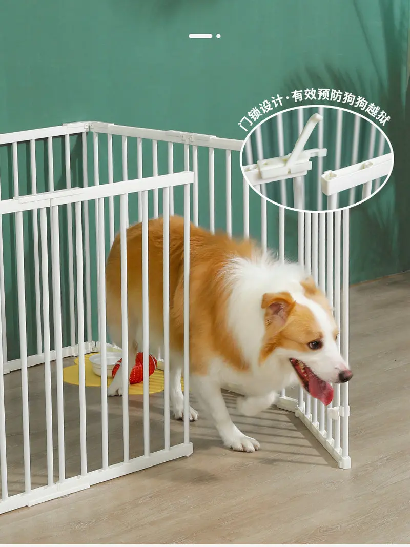 HQ Assembled Indoor Metal Fence Pet Playpen Crate Mesh Wire Small Medium Big Dog Cage