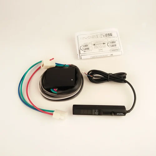 Imagen 2 del producto Temporizador de Turbo Digital electrónico Universal para coche, pantalla LED roja para Turbo y NA, Control de bolígrafo negro, 12V