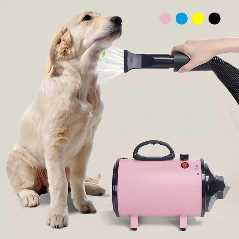 Pet Hair Dryer Household For Dogs Pet Cat Grooming Blower Mute Warm Wind Fast Blow-dryer For Small Medium Large Dog Dryer