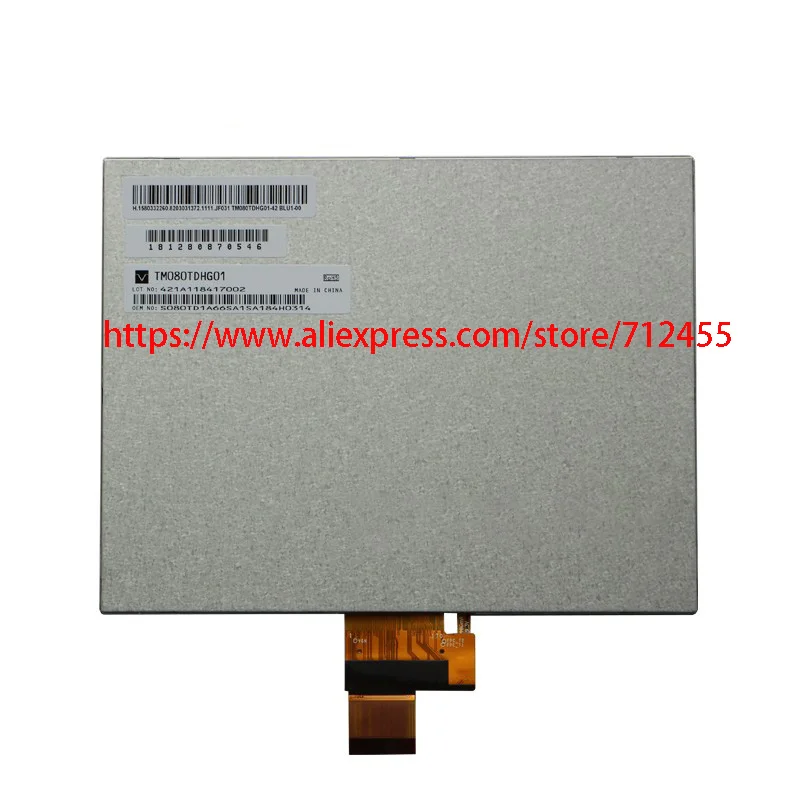 Pantalla interna LCD para TM080TDHG01-40 de 8 pulgadas, 1024x768, TM080TDHG01, TM080TDHG01-42