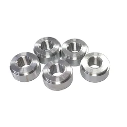 5PCS 1/4NPT Female Aluminium Weld Bung Fitting Bung Weld Nut Car Accessories