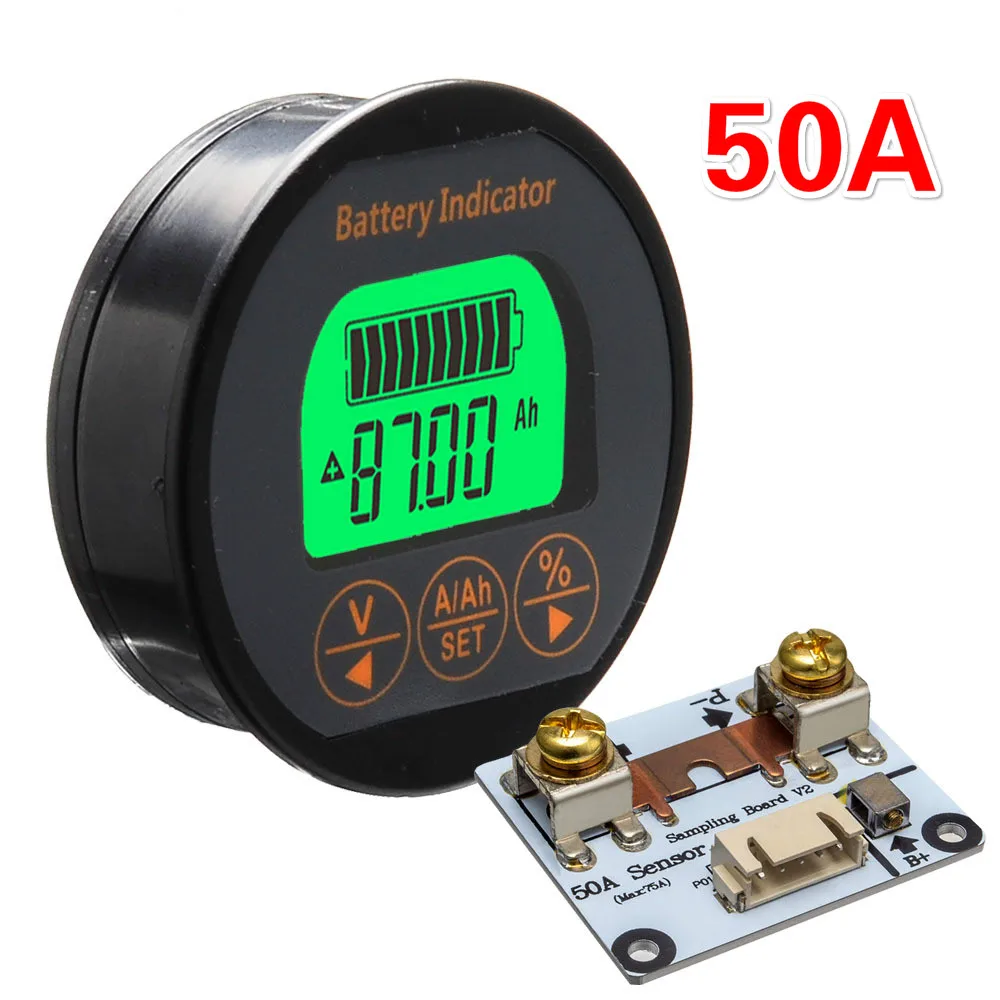 Battery Capacity Tester Coulometer DC8-80V 50A TR16 Battery Tester For Pb Li-lon LiFePo NiMH Nicd Pe Kinds Of Batteries