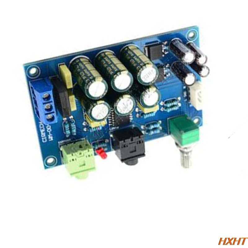 TPA6120 Headphone Amplifier Board HIFI TPA6120A2 Audiophile Headphone Amplifier Board Zero Bottom Noise Kit Finished Board