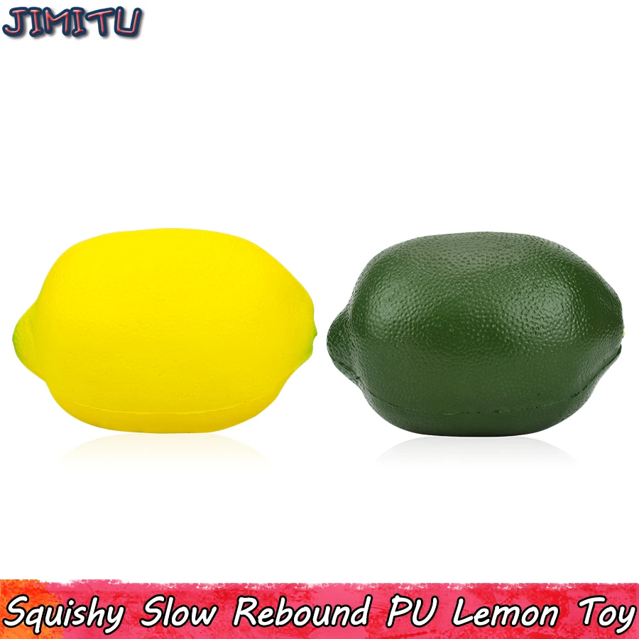 Lemon Squishy Toy Funny Anti Stress Slow Rising Squishies Educational Toys Squishies Squeeze Antistress Home Party Decor for Kid