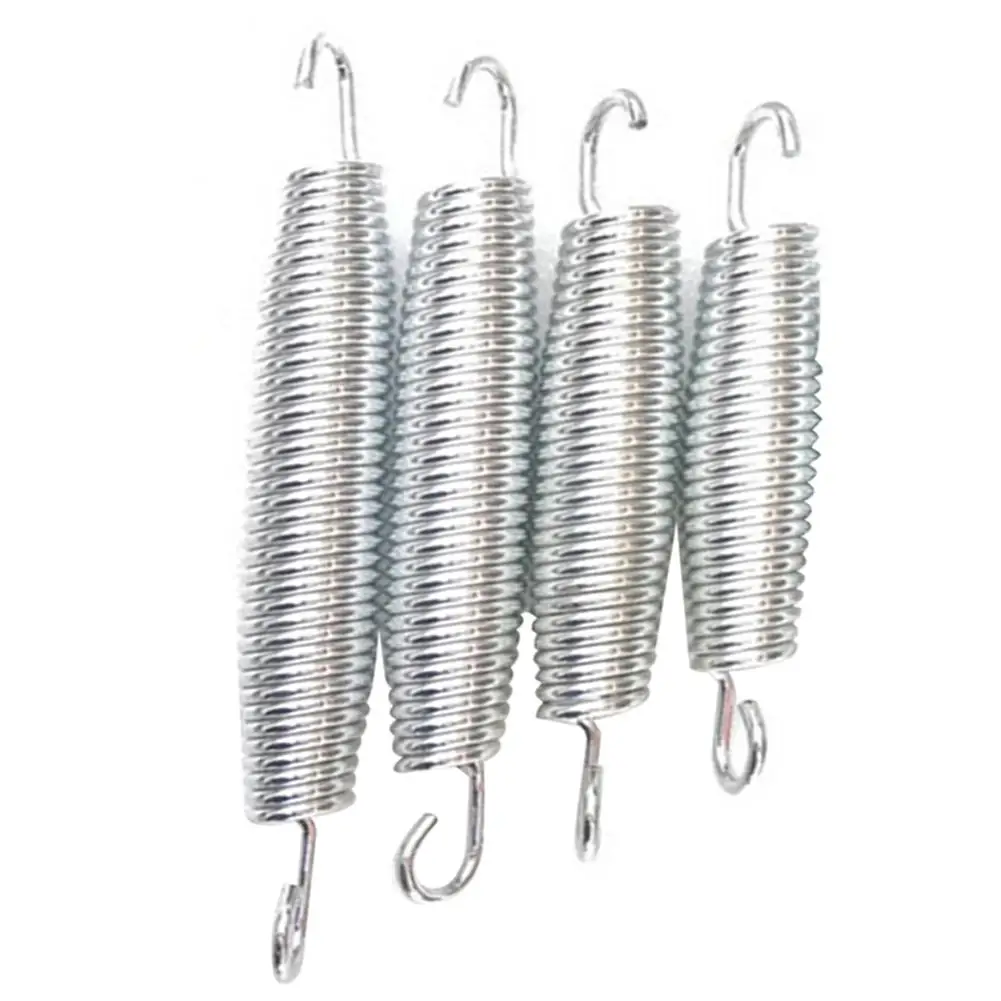 10PCS Trampoline Springs Stainless Steel Tension Spring Versatile Double Hook Spring Sturdy Extension Spring for Home Store Use