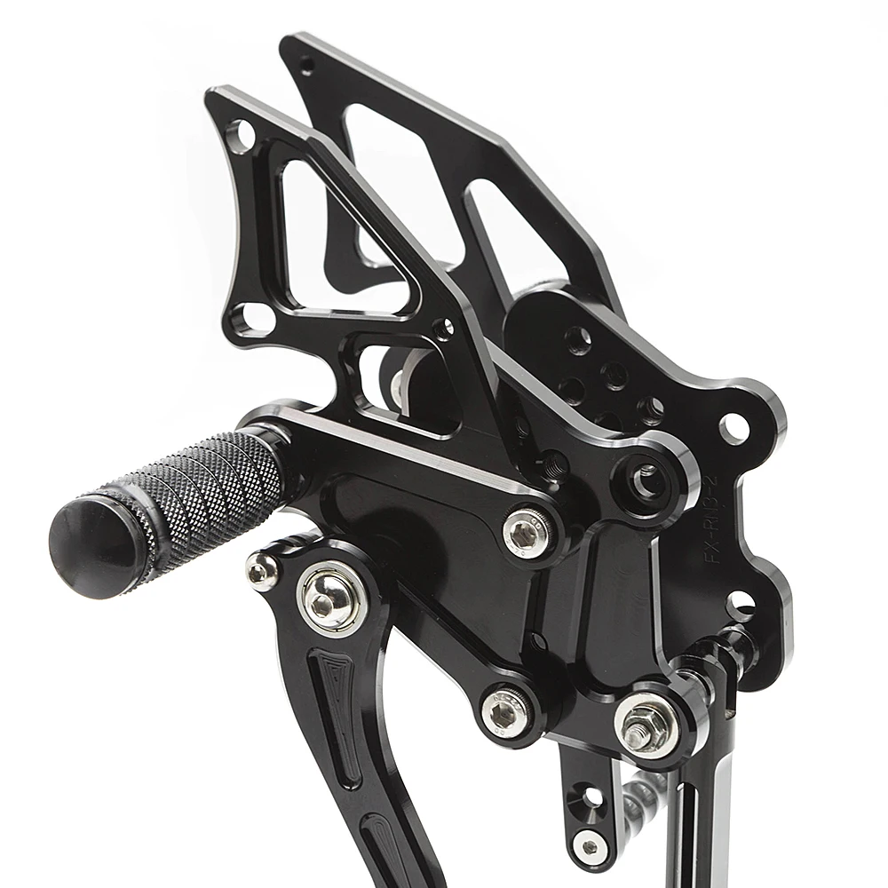 For KAWASAKI EX250 2009-2012 Aluminum CNC Motorcycle Adjustable Rearsets Footpeg Rear Sets Foot PegsFootrest Foot rest