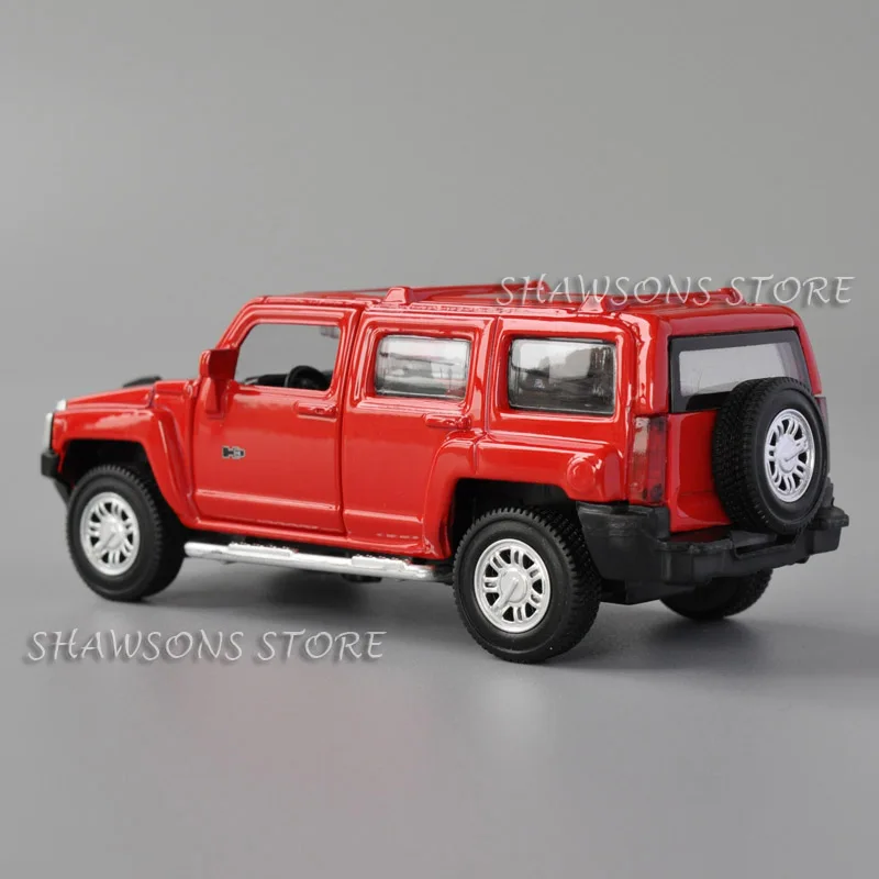 Antike Druckguss Auto Modell Spielzeug Hummer H3 Geländewagen zurückziehen Miniatur Replik Sammlerstück