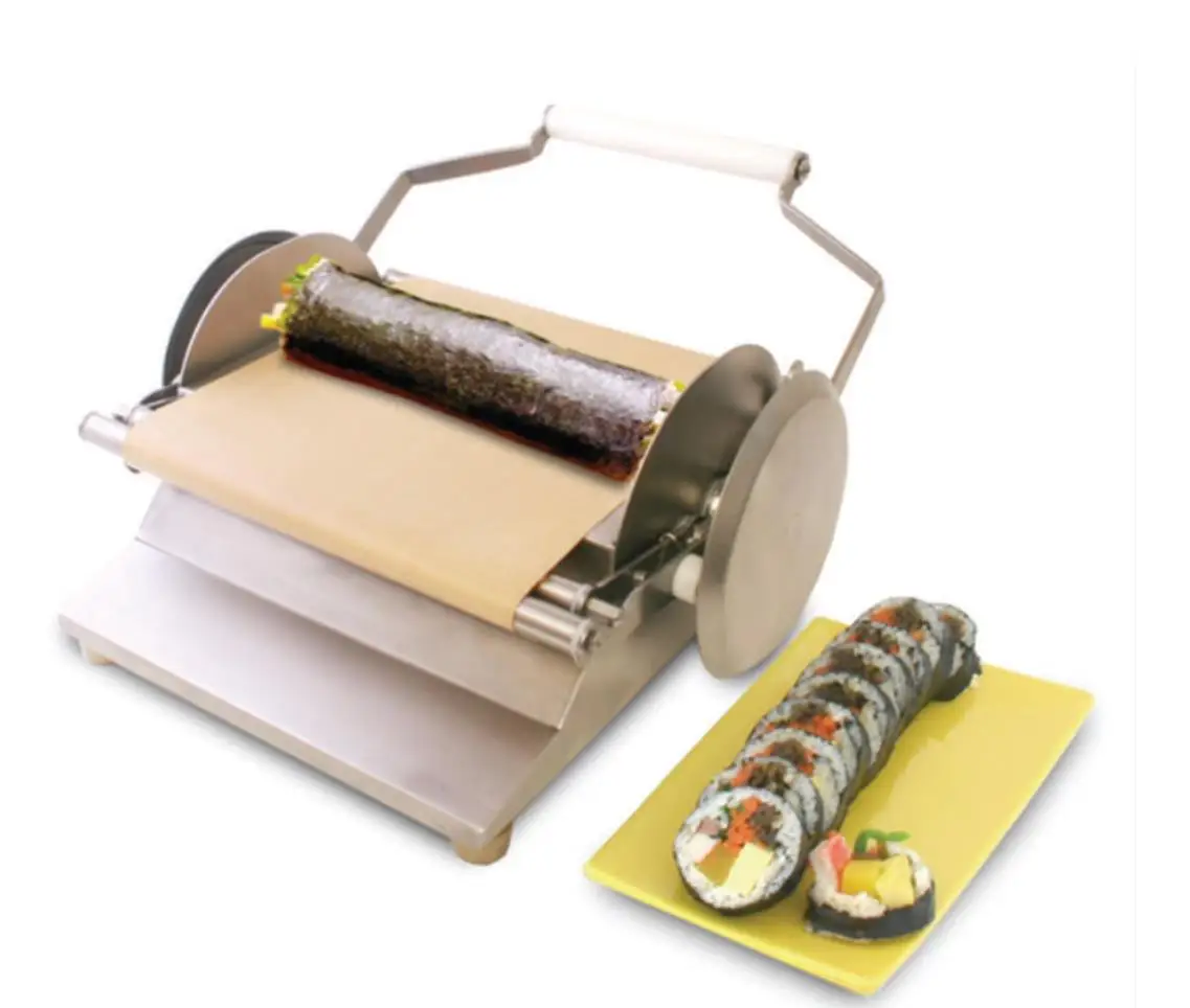 Commercial Stainless Steel Sushi Maker Roll Making Machine  Japanese sushi curler Sushi roll Making machine