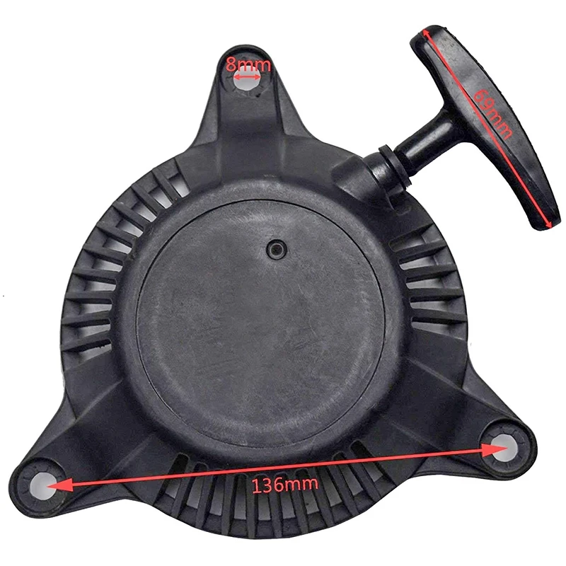 Pull Start Recoil Starter Fit for Honda 28400-ZM7-003 GXH50 GXV50 WX15 GXH50U