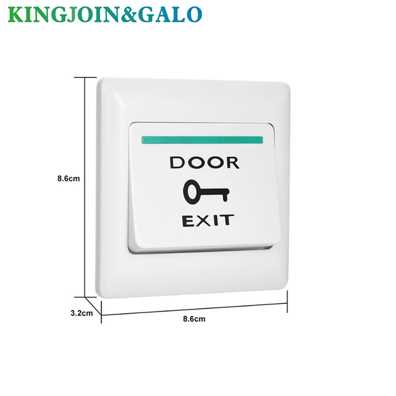 Door access control EXIT button automatically restroration push release for access system nomal open signal