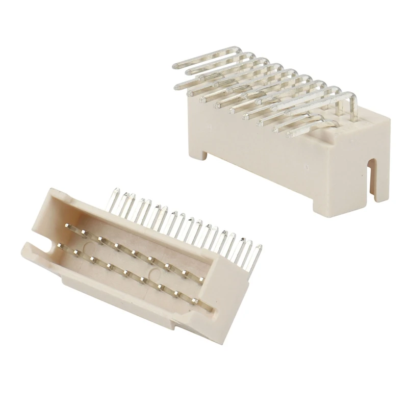 Conector de minero BTC BCH LTC ZEC, 2x9P macho, Pin curvo adecuado para Asic Miner Antminer S9 Z11 L3 S9 X3 A1, 50 Uds.