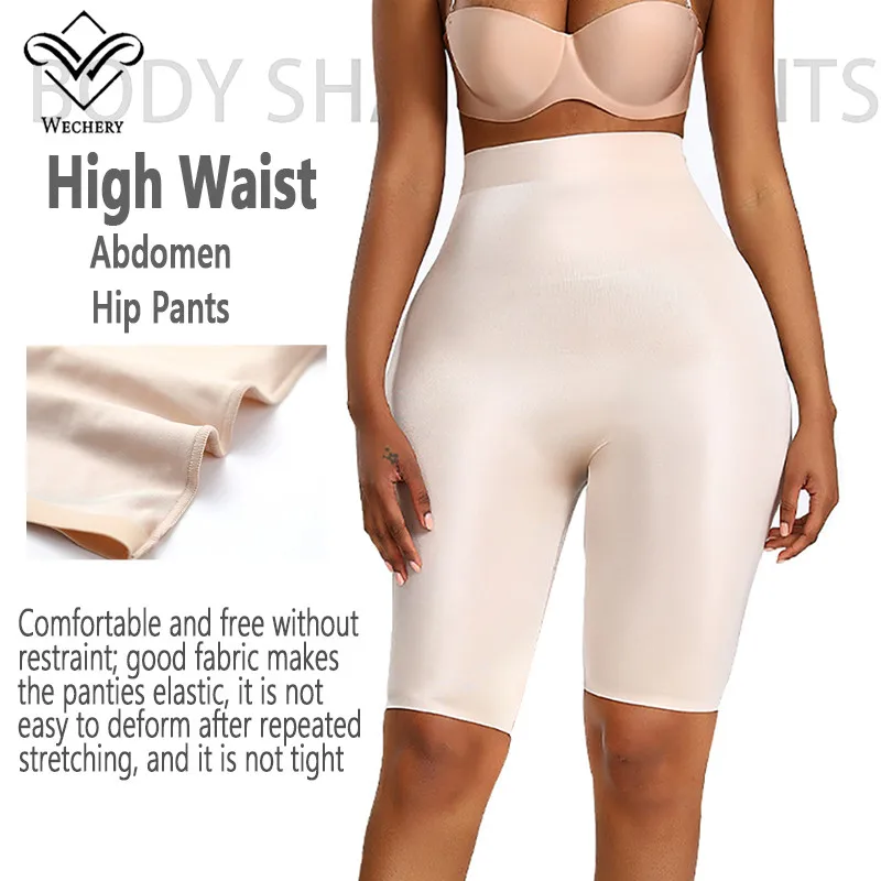 Wechery mutandine imbottite Butt Lifter intimo Body Shaper vita alta dimagrante Shapewear donna pantaloni di controllo Sexy slip senza cuciture