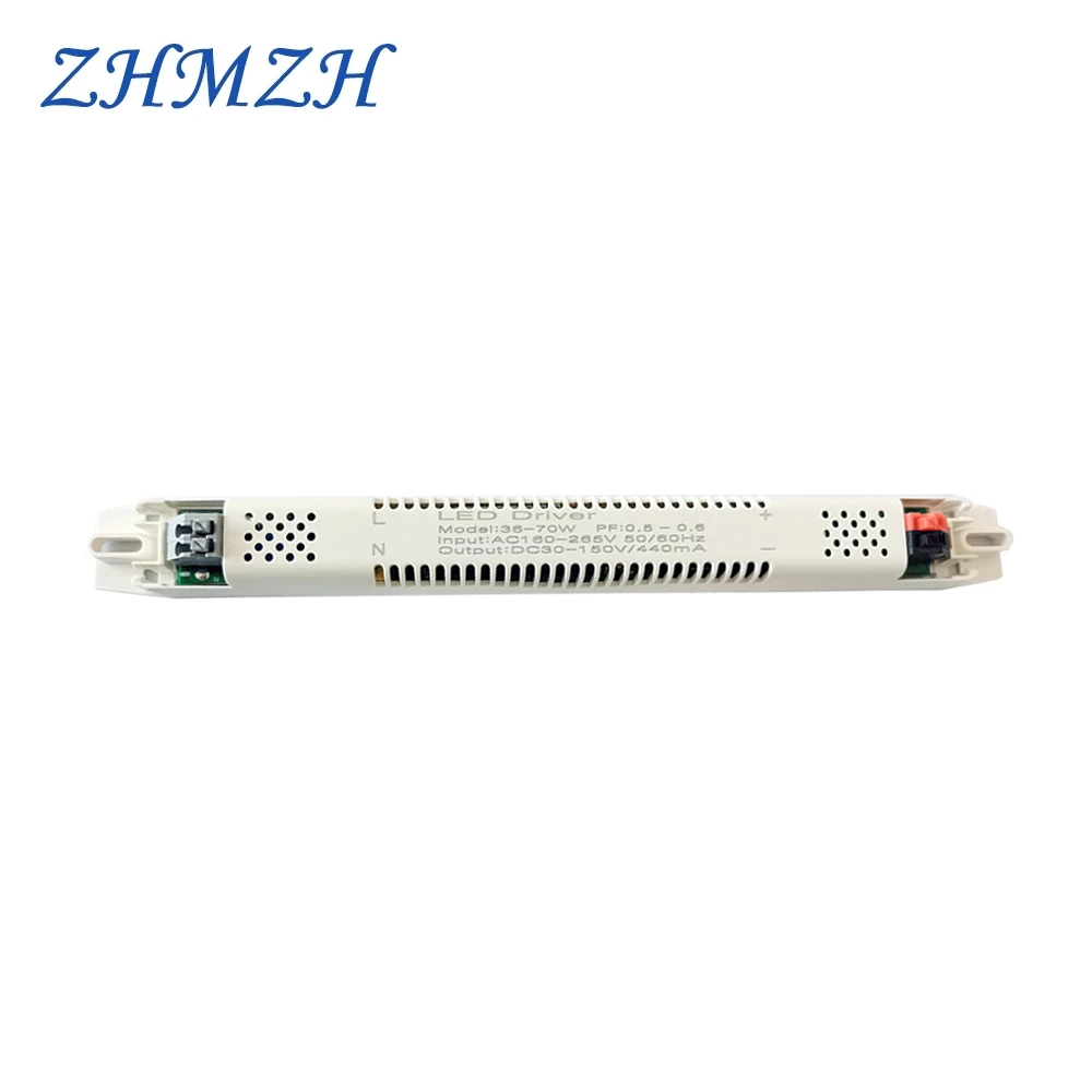 Sterownik lampy biurowej Led 18w 36w 72w nieizolowany kształt płaski statecznik lampy prosto emitujący światło zasilacz lampy panelowej