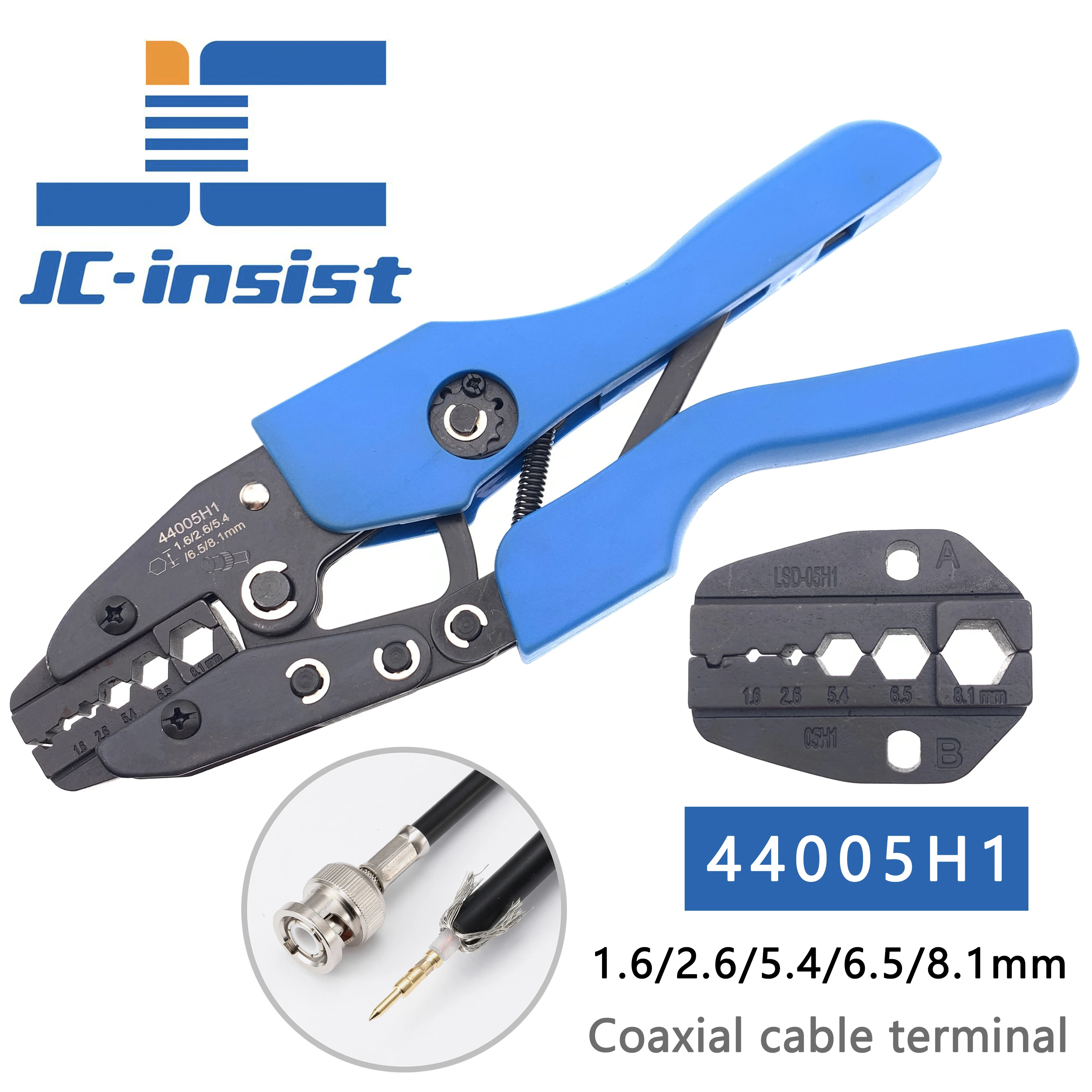 Ratchet crimping pliers for crimping insulated terminals, tubular terminals, crimping hand tools