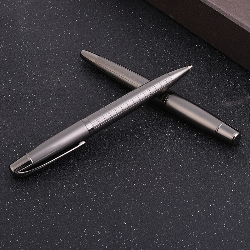 Luxury Heavy Feel Metal Ballpoint Pens School Business Office Signature Roller Pen Writing Ballpen Student Stationery Supplies