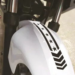 Adesivi parafango moto Scooter Refit decalcomanie adesivi riflettenti a strisce adesivi impermeabili decorativi nastro di avvertimento di sicurezza