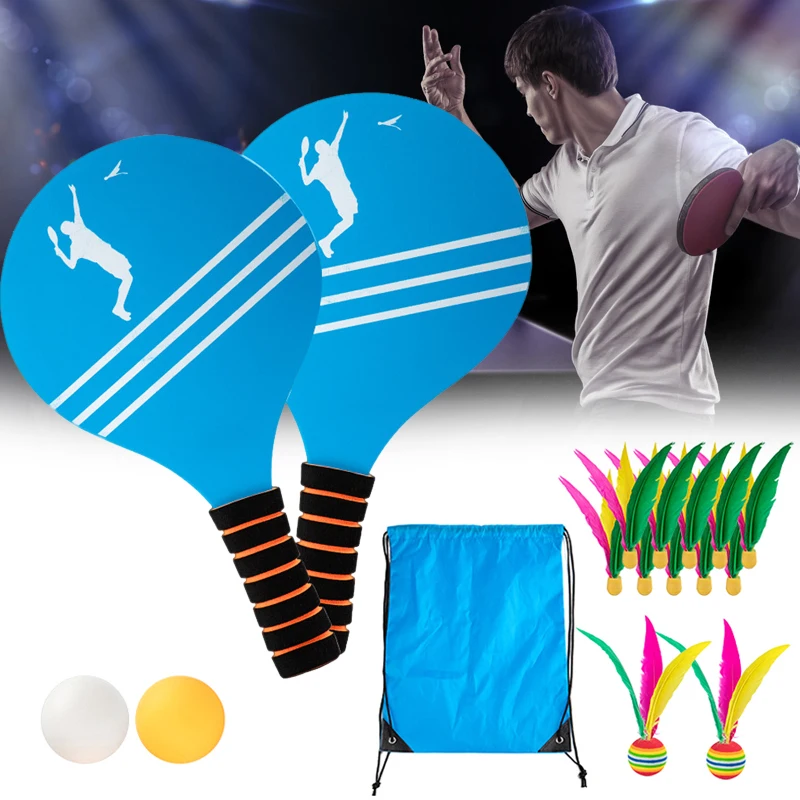Set de raquettes de plage + 2 balles