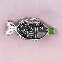 Soy sauce fish enamel pin sushi Japanese food fans perfect gift