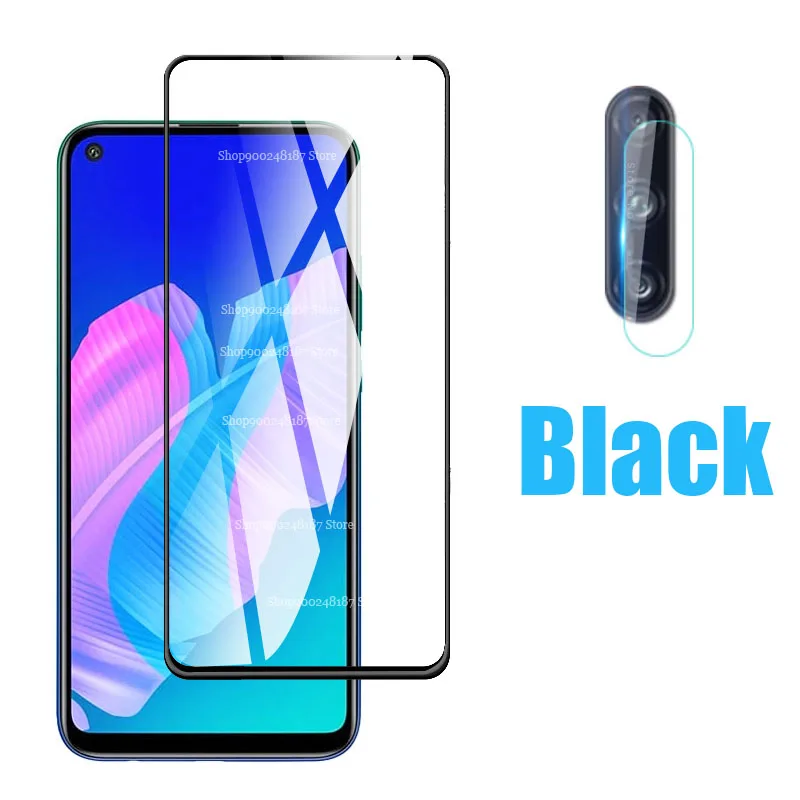 2in1 tempered glass ON for Huawei Y7P protective glass huwei y7p ART-L28 ART-L29 Y7 Y 7 P screen protector camera lens film glas