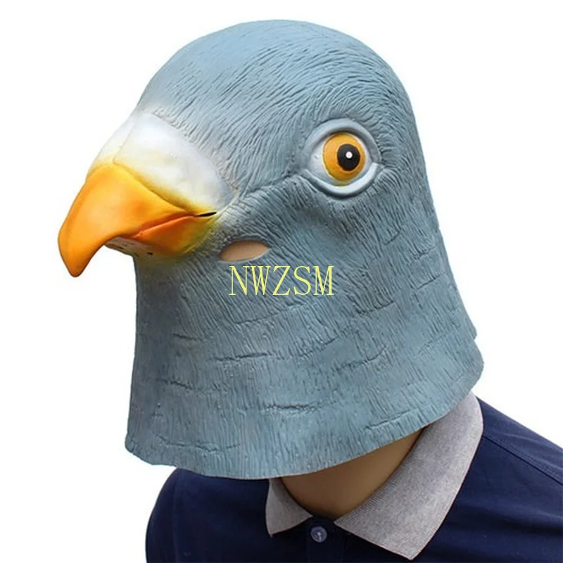 

Pigeon Mask Latex Giant Bird Head Halloween Cosplay Costume Theater Prop Masks For Party Birthday Decoration