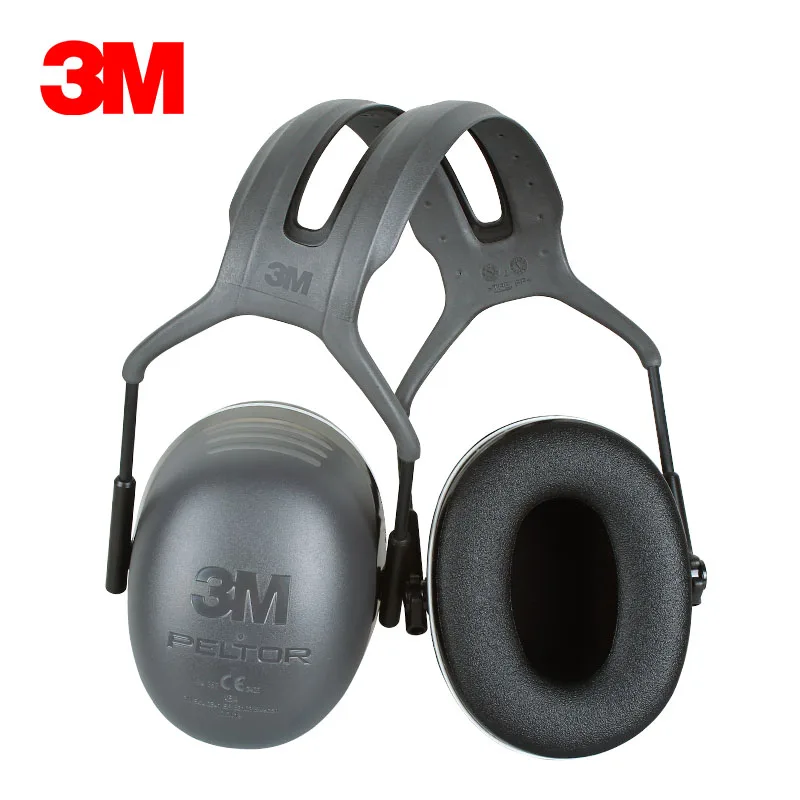 3m/x5a muffs de ouvido de cancelamento de ruído proteção auditiva earmuffs de segurança de redução de ruído ajustável e proteção de ouvido profissional