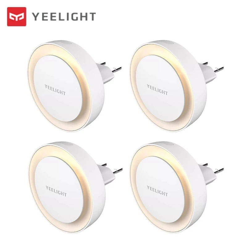 Yeelight Inteligentna lampka nocna Inteligentne rozpoznawanie Oświetlenie oszczędzające energię Niski pobór mocy Czujnik światła Wtyczka EU