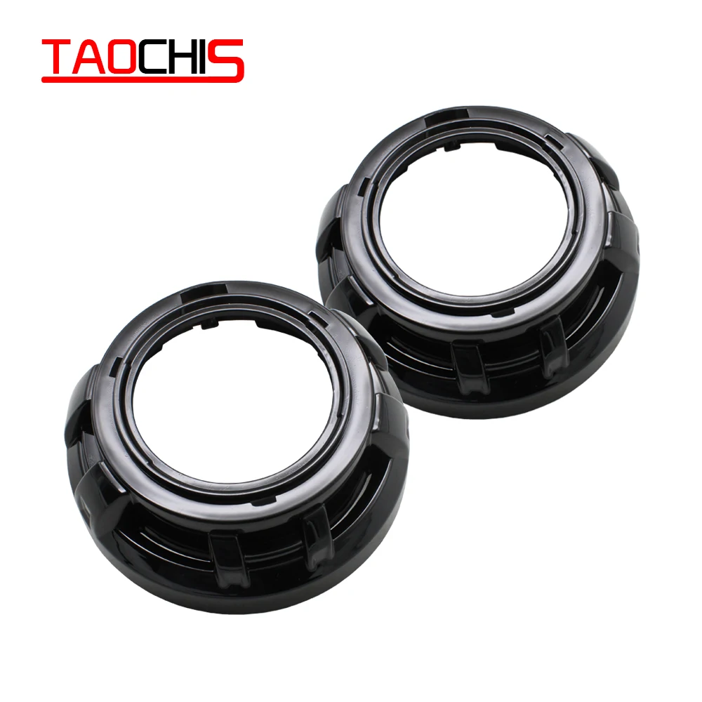 TAOCHIS 3.0 Inches Lens Shroud Black for Bi Xenon Projector Lens HELLA 3R G5 BI LED