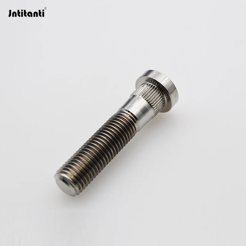 Jntitanti Custom Factory Gr5 Titanium Wheel  stud M14x1.5x55mm for Tesla