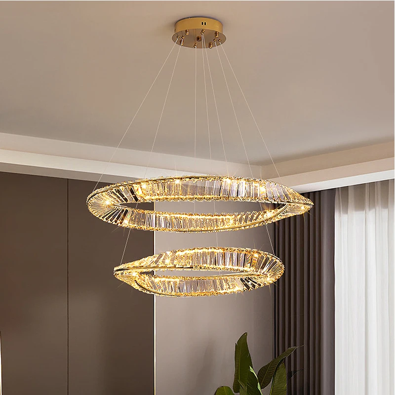 

Chandelier K9 Crystal LED Modern Home Ceiling Lighting Luminous Home Lighting Bedroom Living Room Dining Room Chandelier