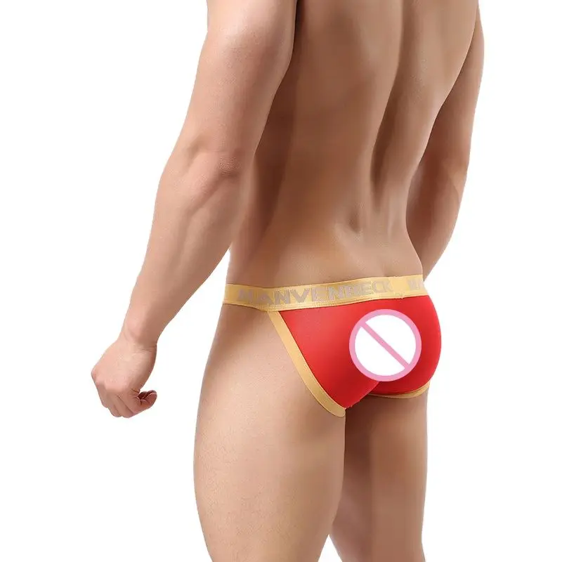 Jockstrap-Slip Respirant et Sexy pour Homme, Sous-vêtements Tanga, Costume Taille Basse, Caleçon Doux, Bien-être Masculin