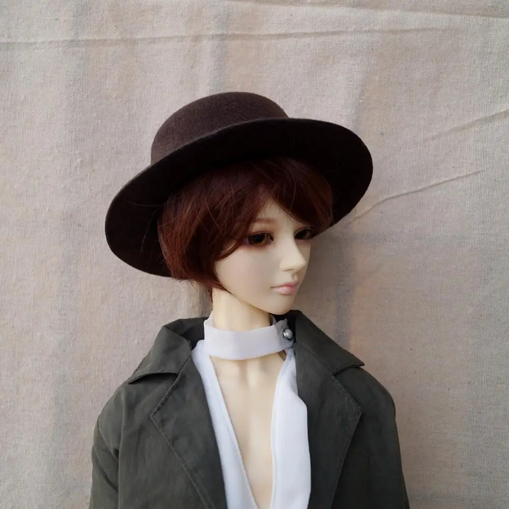 BJD Brown Cap Hat For 1/6 1/4 MSD 17