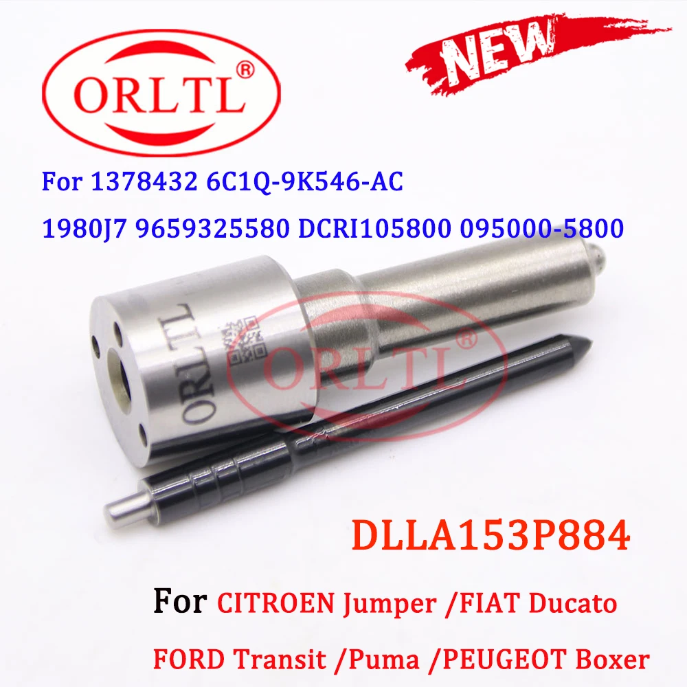 DLLA153P884 Common Rail Injector Nozzle DLLA 153 P884 Diesel Sprayer DLLA153P884 For CITROEN Jumper 2.2 HDI 74KW 095000-5800