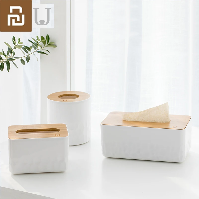 youpin Multi-function tissue box living room remote control storage box household paper box napkin Smart Remote Control