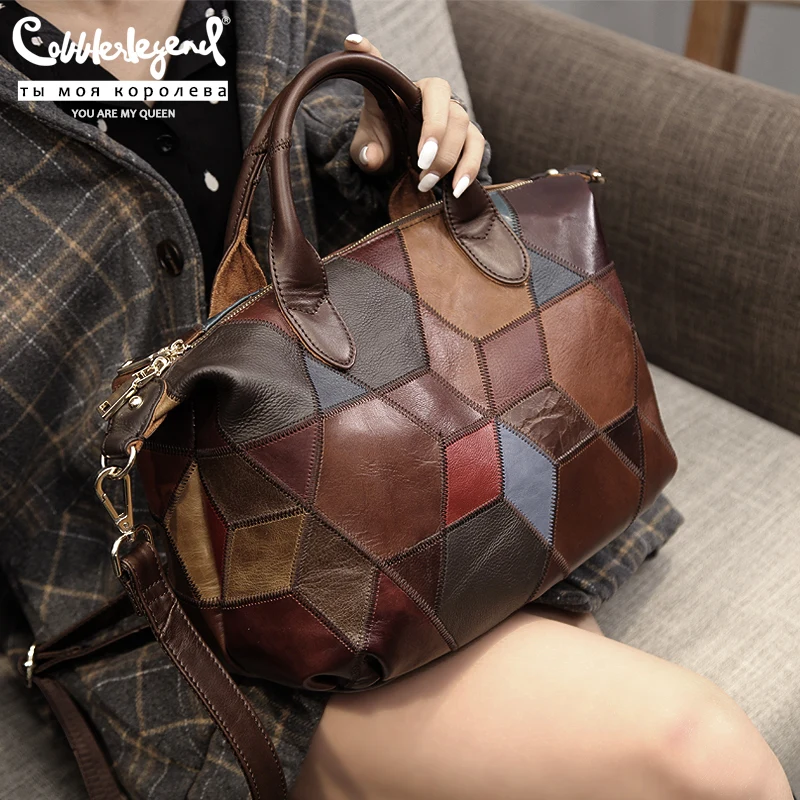 Cobbler Legend 2022 Genuine Leather Shoulder Bag for Women Luxury Handbag Crossbody top-handle bag Women tote Bags Ladies Purse