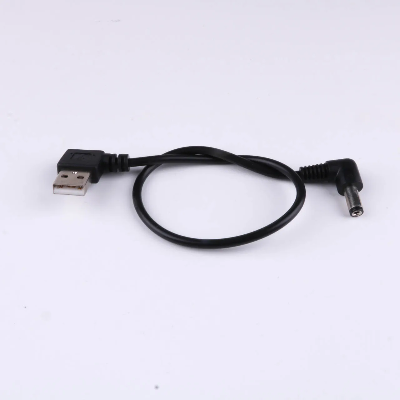 Gratis Verzending Schuine Usb 2.0 Naar 5.5/2.1Mm Plug 5V Dc Power Vat Jack Kabel