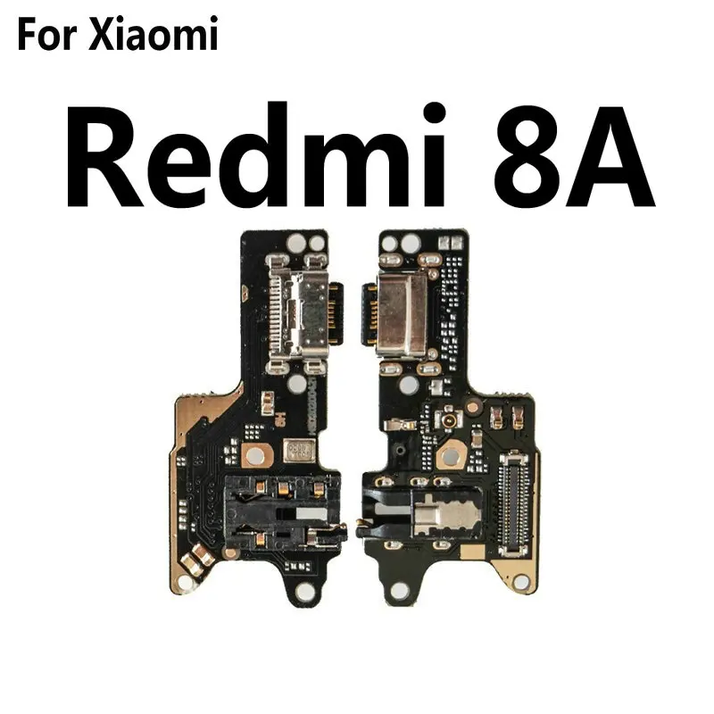 New Microphone Module+USB Charging Port Board Flex Cable Connector Parts For Xiaomi Redmi 8 8A