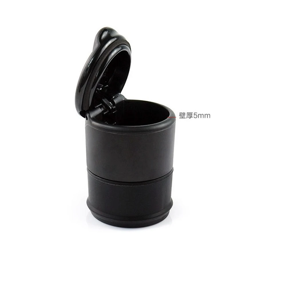 Car LED Trash Can Garbage Holder Ashtray Storage Bag Auto Door Seat Back Visor Trash Paper Dustbin