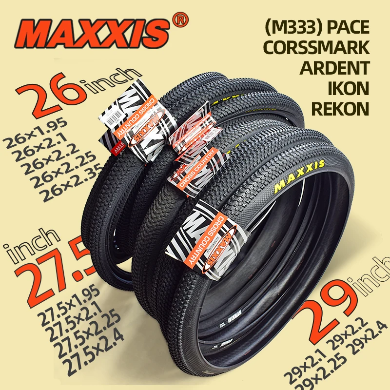 1pc maxxis 26 mtb自転車タイヤ26*1.95/2.1/2.25 27.5*1.75/1.95/2.1