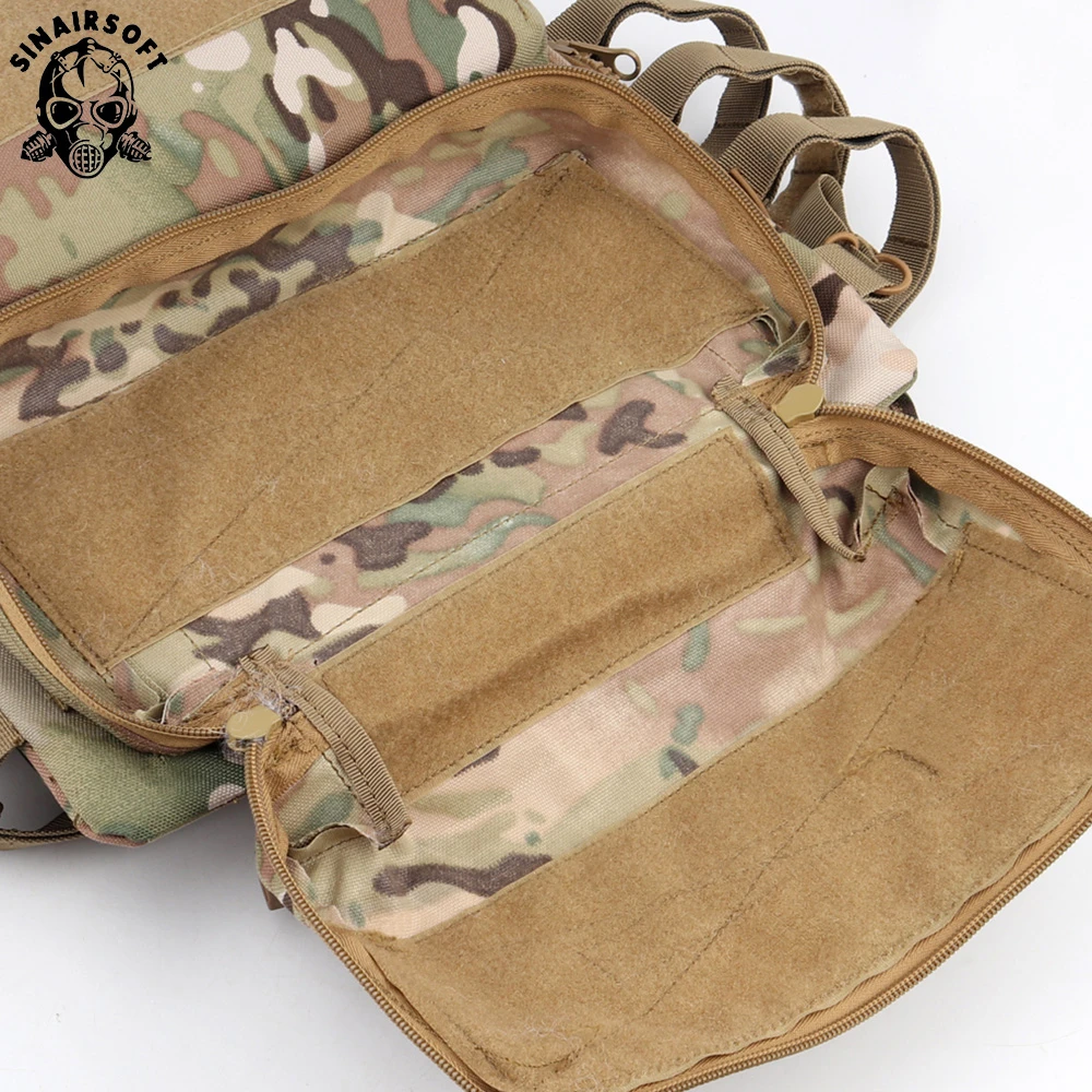 JPC CPC AVS yelek dikey ve yatay GP dergisi genişletilebilir Pocekts için SINAIRSOFT taktik kılıfı zip-on 2.0 Panel platformu