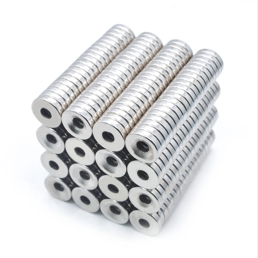 10/20/50 Pcs 12x3-4 Round NdFeB Neodymium Magnet N35 Super Powerful Small imanes Permanent Magnetic Disc 12x3 Hole 4