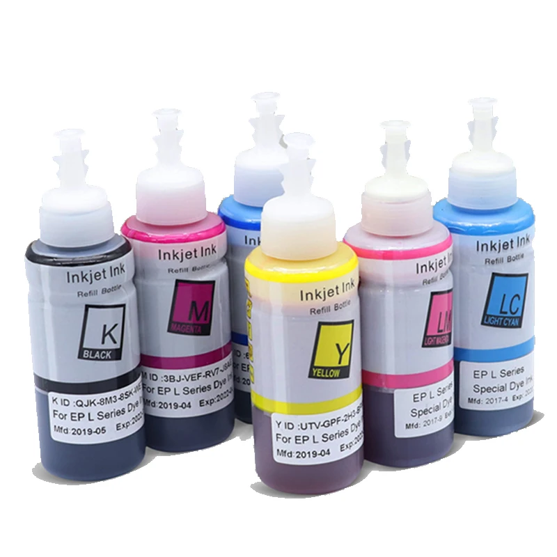 Dye Ink For Epson L120 L132 L222 L310 L364 L380 L382 L486 L566 L800 L805 L1300 ET-2650 Printer T664 Refill Dye Ink For Epson