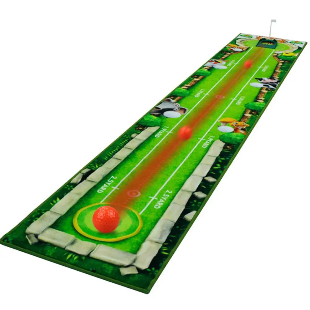 Indoor Golf Practice Putting Green Mat Carpet 3m Supplies