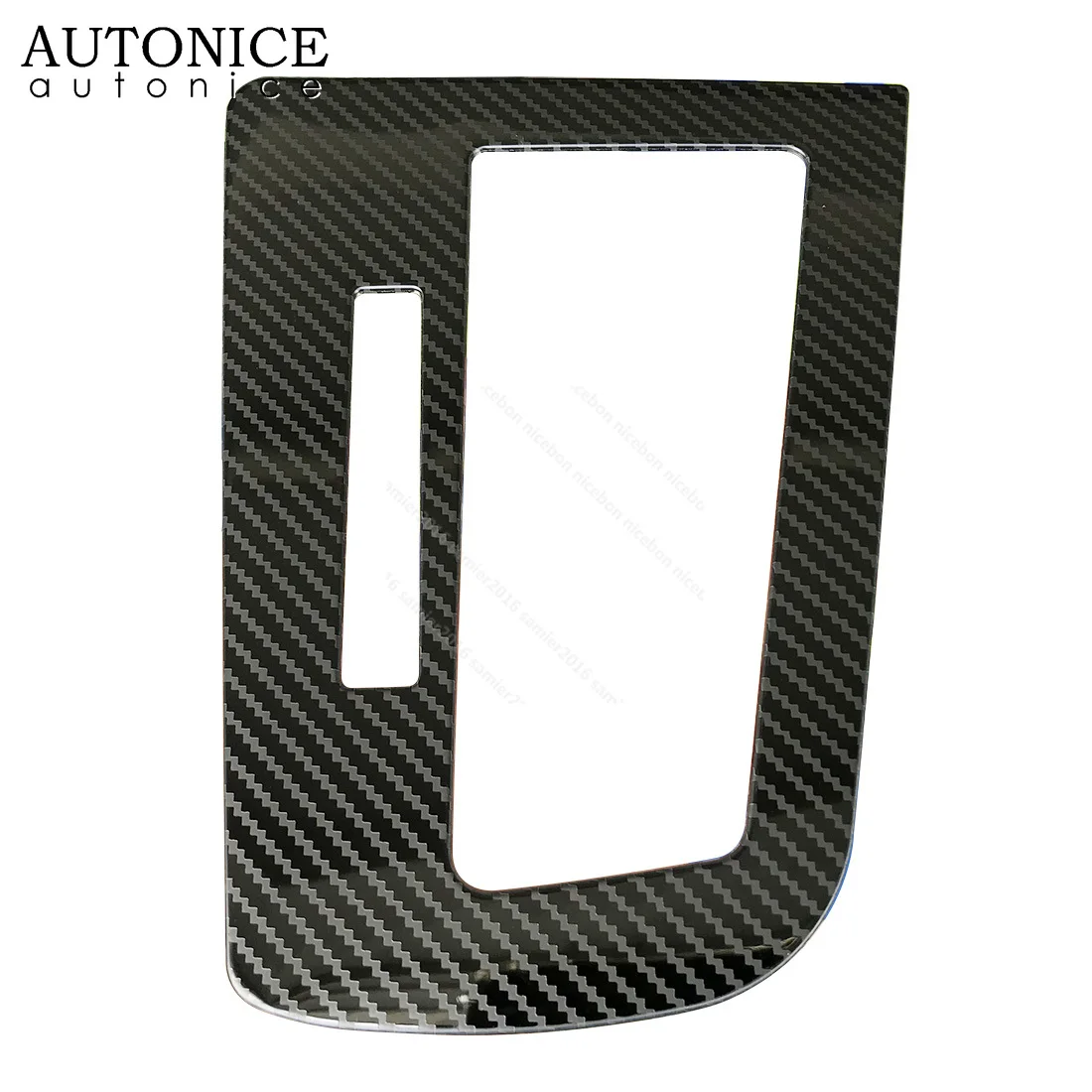 Fit For Ford Focus MK3 2012-2014 AT Carbon fiber color Inner Gear shift Panel Cover steel LHD LEFT HAND SIDE