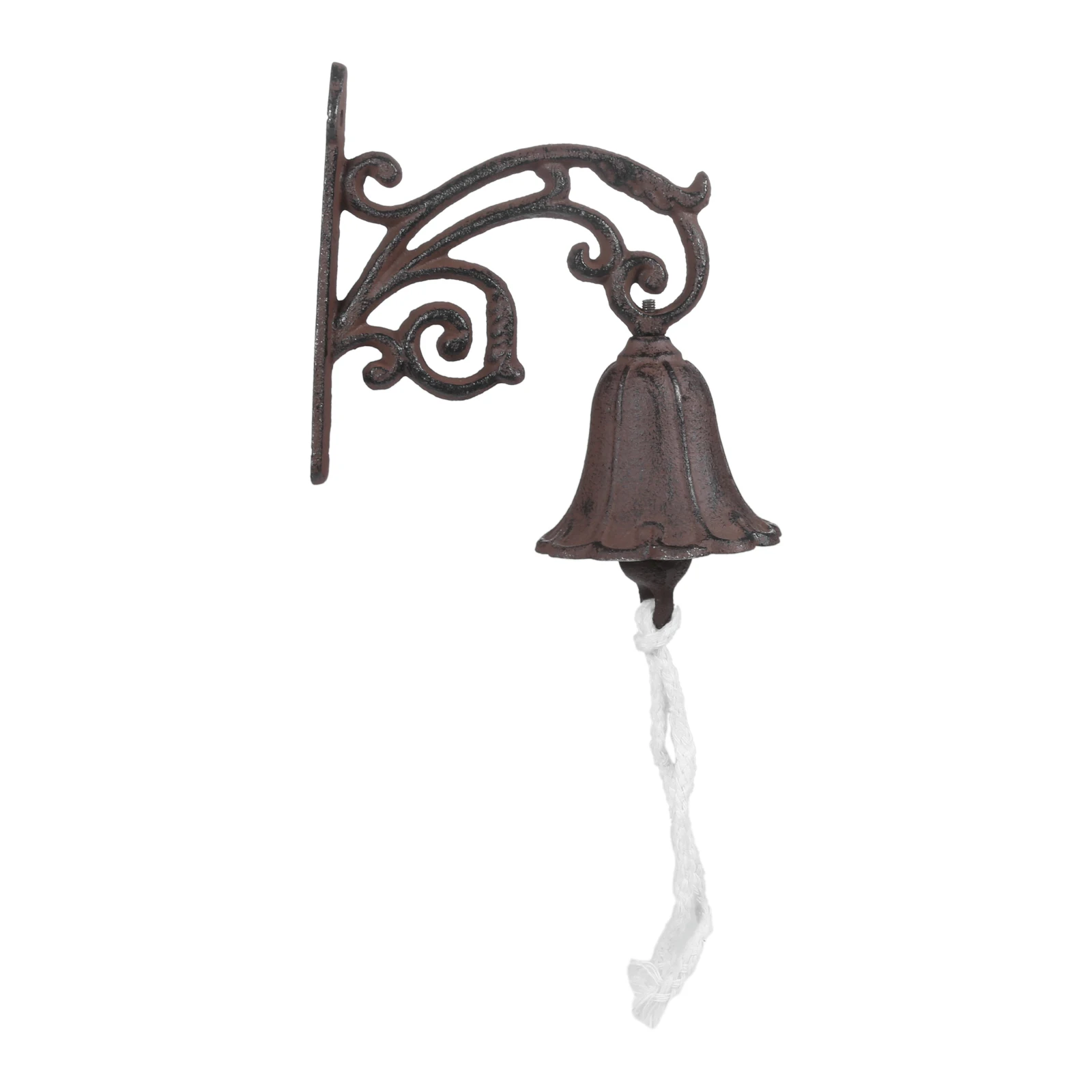 Brown Flower Branch Iron Door Ring Bell Antique Wall Mounted w/screw Garden/Home/Bar/Restaurant/Cafe/Shop Entrance Welcome Decor